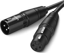 Mikrofoni pikenduskaabel Ugreen AV130, 10 m, must