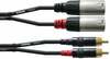Audiokaabel Cordial CFU1,5MC, RCA/XLR, 1,5 m