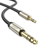 Helikaabel Ugreen AV127, 3,5 mm TRS - 6,35 mm, 5 m, hall