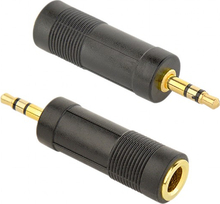 Audio adapter Gembird A-6.35F-3.5M, 6,35 mm emane - 3,5 mm isane