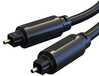 Optiline helikaabel Cabletime Toslink-Toslink, 2 m, must