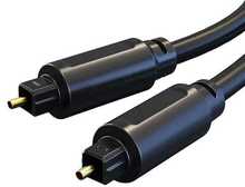Optiline helikaabel Cabletime Toslink-Toslink, 2 m, must