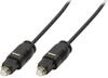 Optiline helikaabel Logilink CA1007 Toslink, 1,5 m, must