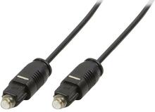 Optiline helikaabel Logilink CA1007 Toslink, 1,5 m, must