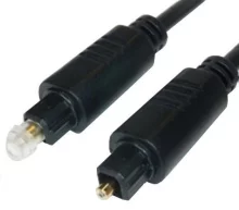 Optiline helikaabel Brackton Toslink, 10 m, must