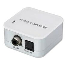 Helikonverter Lindy 70411 Toslink/koaksiaalne SPDIF, valge