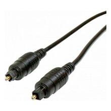Optiline kaabel DCU Tecnologic Toslink, 1,5 m, must