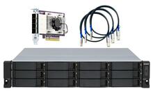 Kettakorpus Qnap TL-R1200S-RP 12-bay 2U, must-hall