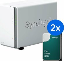 Server NAS Synology DS223J+ HAT3300-4T, 2x 4TB