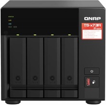 Võrgumälu NAS Qnap TS-473A-8G Ryzen V1500B, must