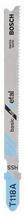 Tikksaelehed Bosch T 118 A, 100 tk, 92 mm