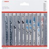Saelehtede komplekt Bosch 2607011171, 10 tk