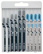 Tikksaelehtede komplekt Bosch 2607010630, 10 tk