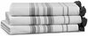 Vannirätik Foutastic One Side Striped 581CAN1340, 180 x 100 cm, must