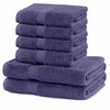 Rätikute komplekt DecoKing Marina, 2 x 70x140 cm ja 4 x 50x100 cm, lilla, 6 tk