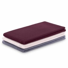 Köögirätikute komplekt Restilo Letty Waffle, 50 x 70 cm, 3 tk, roosa/lilla