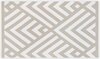 Rannarätik Foutastic Geometric 581CAN1910, 180 x 100 cm, valge/helehall