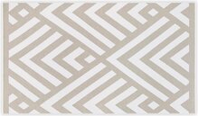 Rannarätik Foutastic Geometric 581CAN1910, 180 x 100 cm, valge/helehall