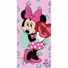 Laste rätik Jerry Fabrics Minnie, 70 x 140 cm, roosa