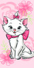 Laste rätik Jerry Fabrics Marie Cat, 70 x 140 cm, roosa