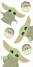 Laste rätik Jerry Fabrics Star Wars Baby Yoda, 70 x 140 cm, valge/roheline