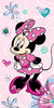Laste rätik Jerry Fabrics Minnie Pink Bow 02, 70 x 140 cm, roosa