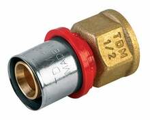 Pressadapter TDM Brass 1635, 20 mm x 3/4, sisekeere