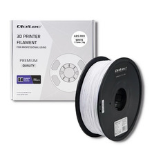 Filament Qoltec ABS PRO, 1.75 mm, külm valge