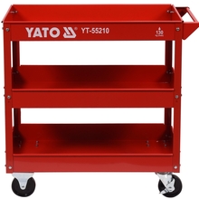 Tööriistakäru Yato YT-55210, 3 riiulit, punane