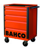 Tööriistakäru Bahco 1472K5, E72, 952x510x782 mm, 5 sahtlit, oranž
