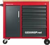 Tööriistakäru Gedore MECHANIC PLUS, R20400006, 6 sahtlit, punane