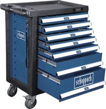 Tööriistakäru Scheppach TW1000, 263 tk, 7 sahtlit