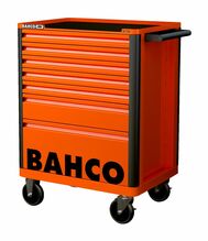 Tööriistakäru Bahco 1472K7, E72, 7 sahtlit, 693 x 510 x 955 mm, oranž