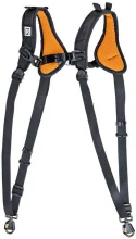 BlackRapid Double Slim X Extra Comfort kaamerarihm must