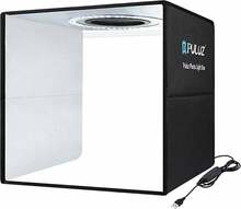 Fotostuudio Puluz 30cm LED PU5032B must