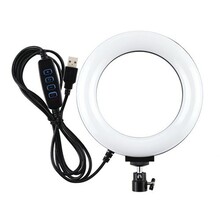 LED rõngaslamp Puluz 16cm must USB