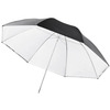 Walimex 2in1 Reflex & Translucent Umbrella valge, 84 cm