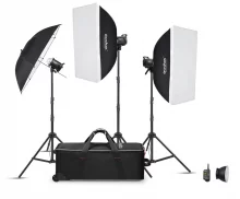 Godox MS300V D Trio stuudiovälkude komplekt