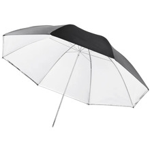 Walimex 2in1 Reflex & Translucent Umbrella valge, 84 cm