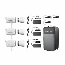 Godox Litemons LA300Bi Bi color LED Video Light 3 light kit
