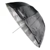 Caruba Deep Umbrella 85 cm hõbe/must