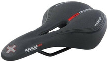 Jalgrattasadul Wittkop Medicus Twin 4.0, teras/vinüül, 260 x 170 mm, must