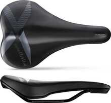 Jalgratta sadul Selle Italia X-Bow S1, FeC sulamist siinid Ø7 mm, Soft-Tek, 310 g, must