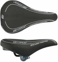 Jalgratta sadul Force Comfort Thunder Lady, 290 x 165 mm, kunstnahk/nailon, must