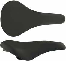 Jalgratta sadul Force K2 Gel, kunstnahk/nailon, must, 285 x 160 mm
