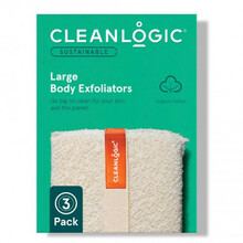 Keha koorimiskäsn Cleanlogic Sustainable Body Exfoliator, Large (L suurus)