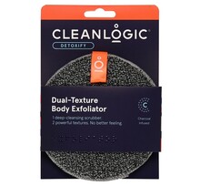 Keha koorimiskäsn Cleanlogic Detoxify Dual Texture Exfoliator, 1 tk
