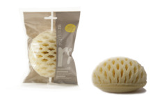 Hüdrofiilne perforeeritud käsn Martini SPA Natural, kollane