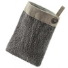 Kooriv kehakinnas Hydrea London Sisal + Unbleached Linen SPA Mitt, Grey