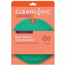 Kooriv kahepoolne kehakäsn Cleanlogic Sensitive Skin Dual-Texture Exfoliator